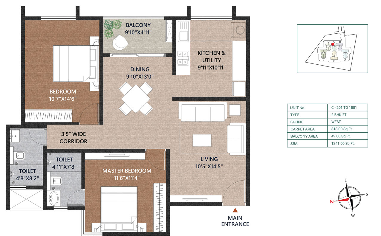 Concorde Neo, Thanisandra Main Road